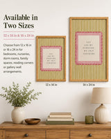 You Are My Sunshine — Wood Framed Wall Art, detail and room setting 5